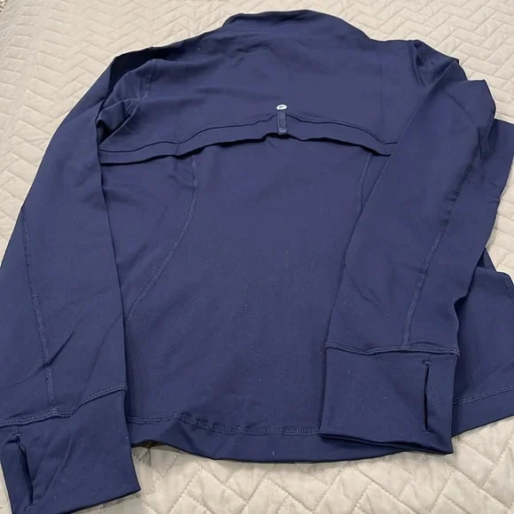 90 Degree By Reflex Women's Navy Full Zip Long Sleeve Jacket/NWT/Large - Picture 8 of 10